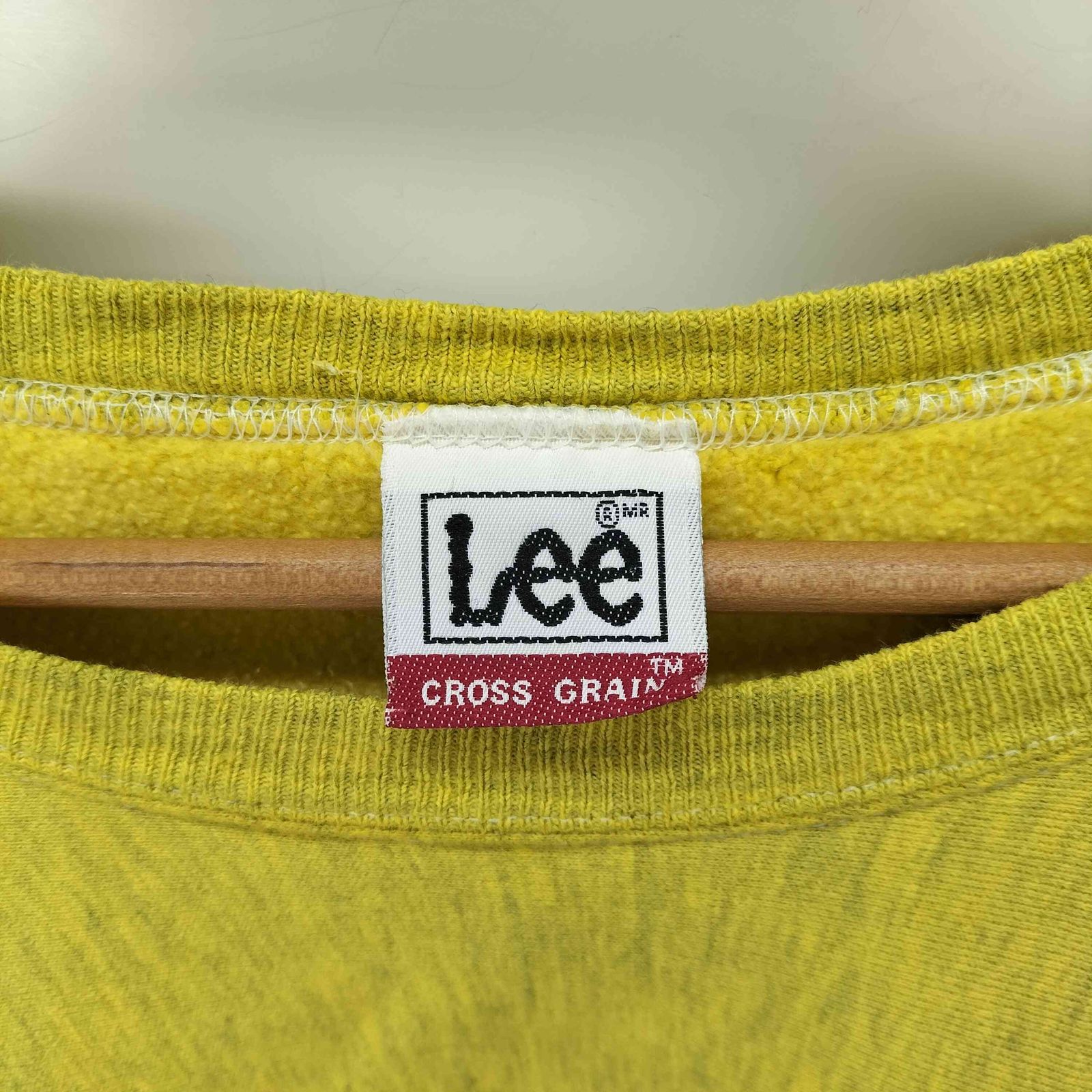 Lee(リー) USA製 CROSS GRAIN 後染め リバース型 スウェット メンズ 
