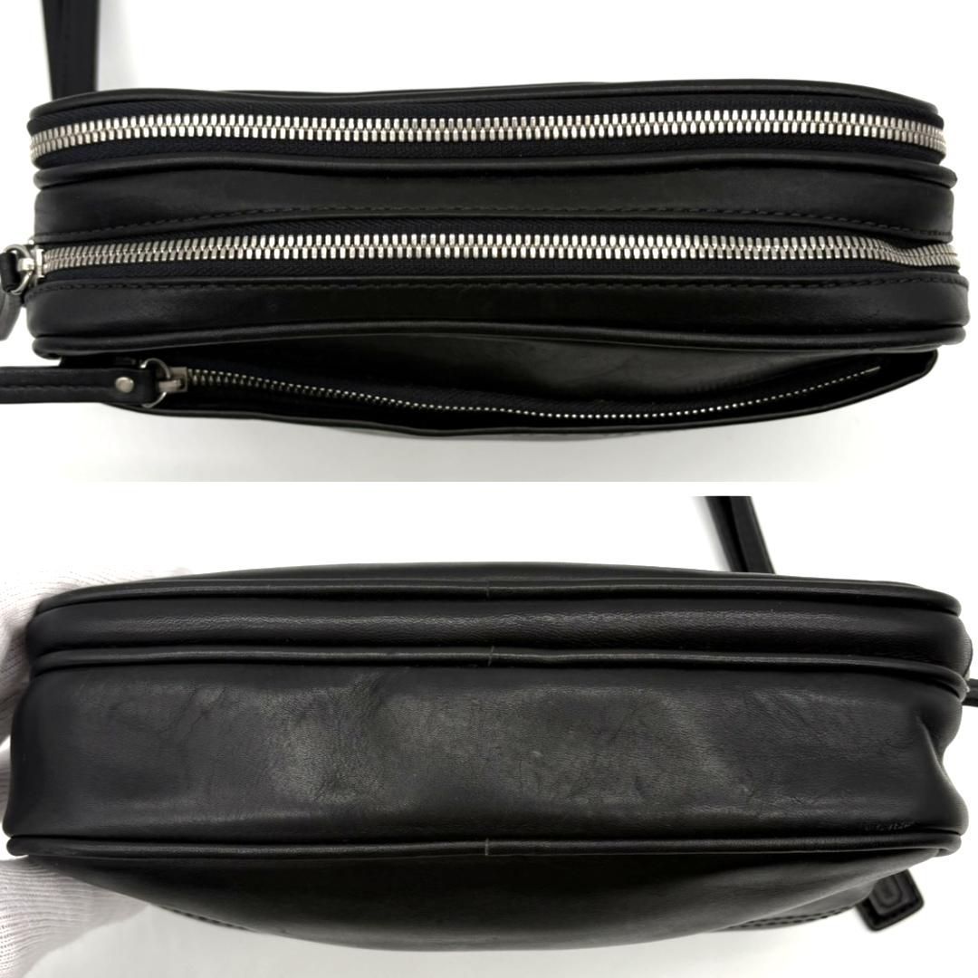 COACH コーチ レザー クラッチバッグ セカンドバッグ ブラック 多