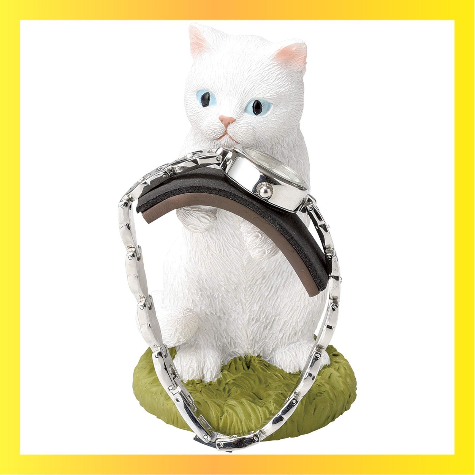 ☆送料無料☆Color:白ネコ セトクラフト アクセサリーホルダー 白ネコ