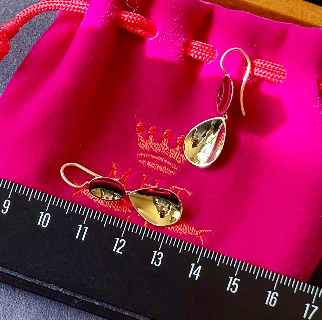 マリーエレーヌドゥタイヤック◇K22*スモールミラードロップピアス