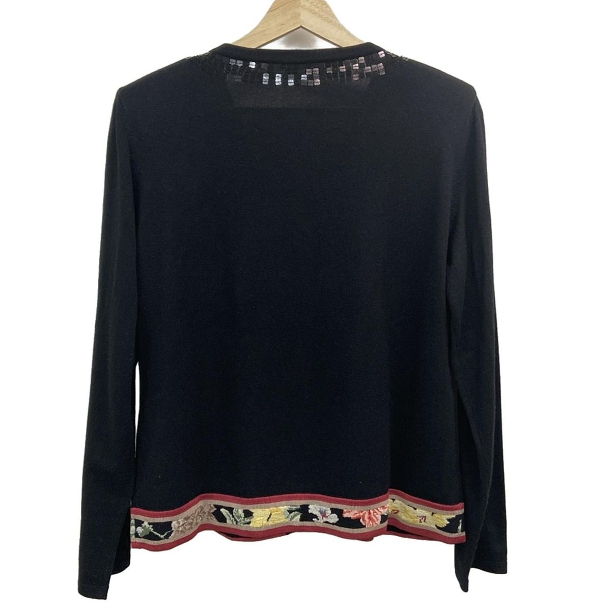 LEONARD(レオナール) カーディガン サイズLL レディース美品 - 黒