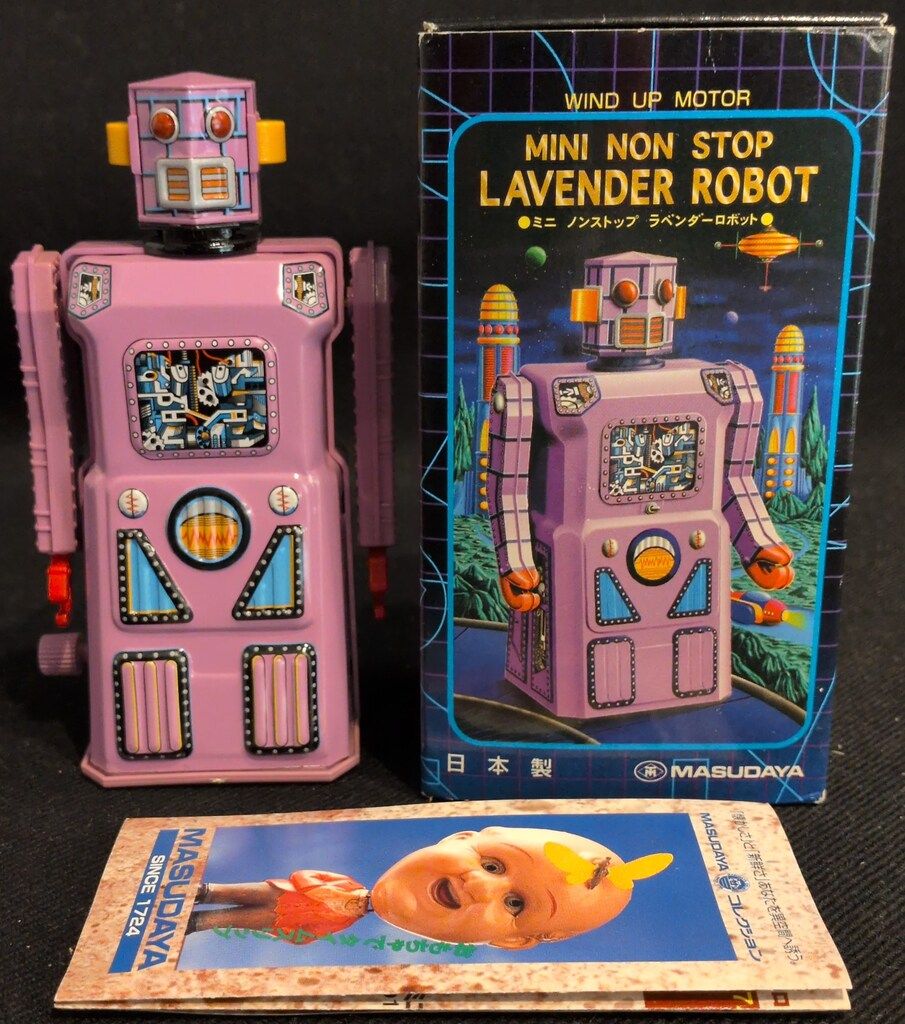 増田屋コーポレーション ゼンマイブリキ ミニ ノンストップ ラベンダー