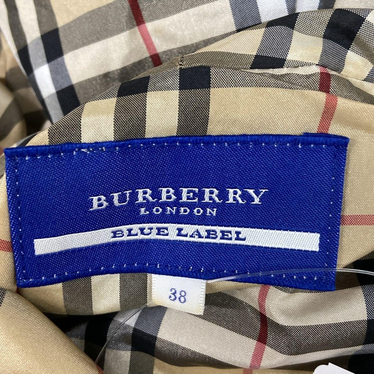 BURBERRY □BURBERRY BLUE LABEL□ 38 M位 黒 ブラック バーバリー