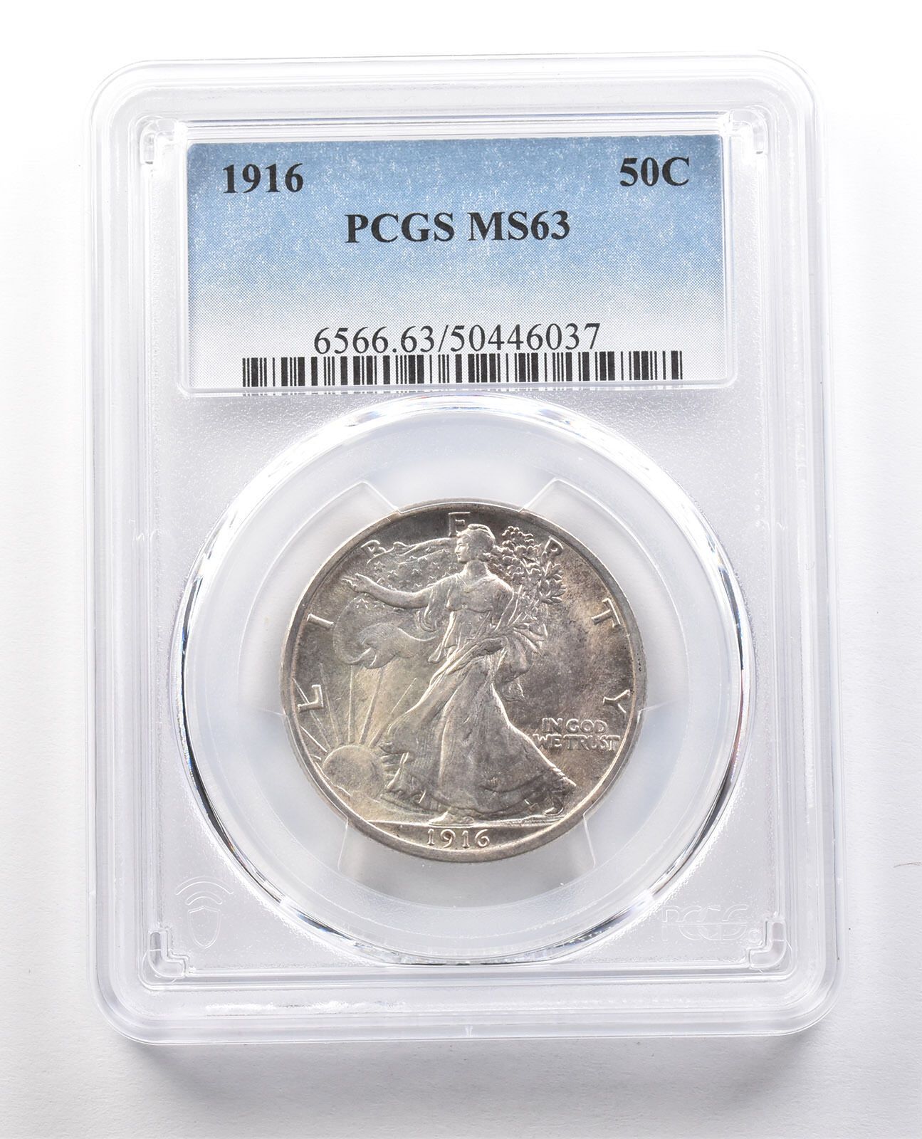1916年ウォーキング・リバティ・ハーフダラー MS63 PCGS *1362 - メルカリ