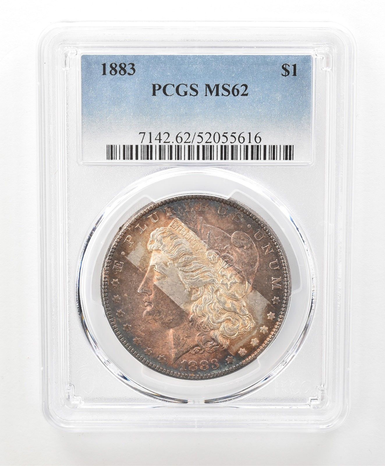 1883年 モルガン銀貨 MS 62 PCGS T 6652