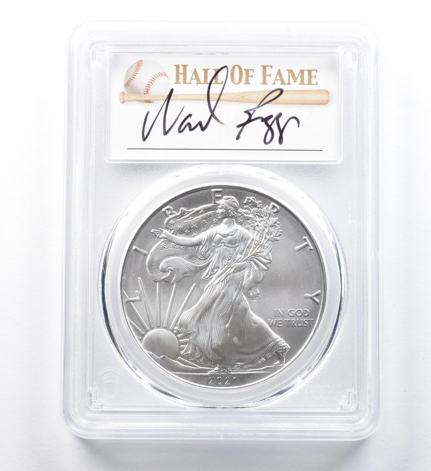 2021年 (P) アメリカン シルバー イーグル タイプ1 ボッグス発行 FDOI