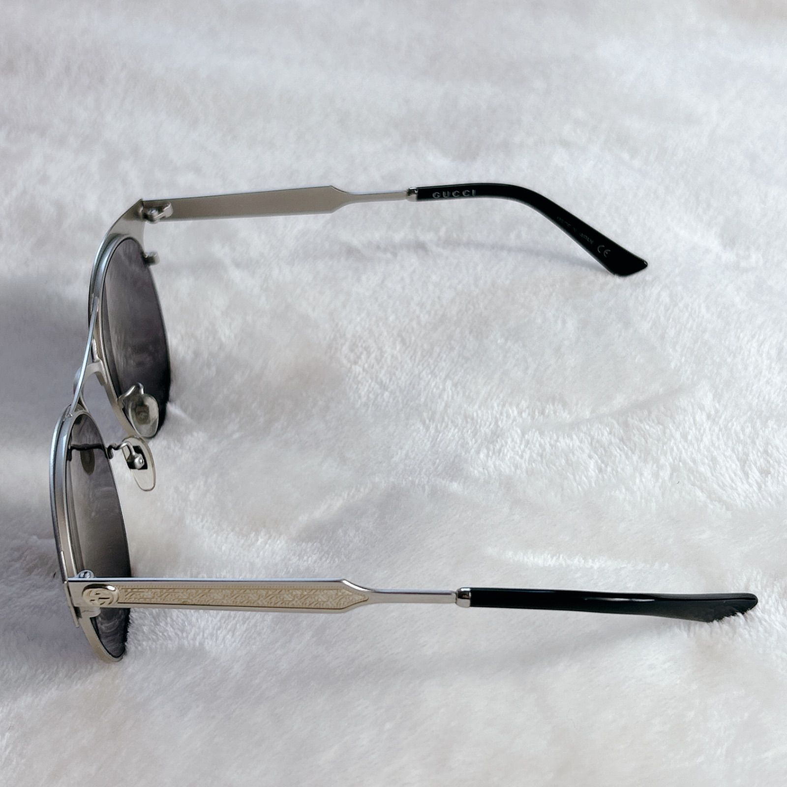 GUCCI サングラス GG0075S 001 56 18-145 - メルカリ