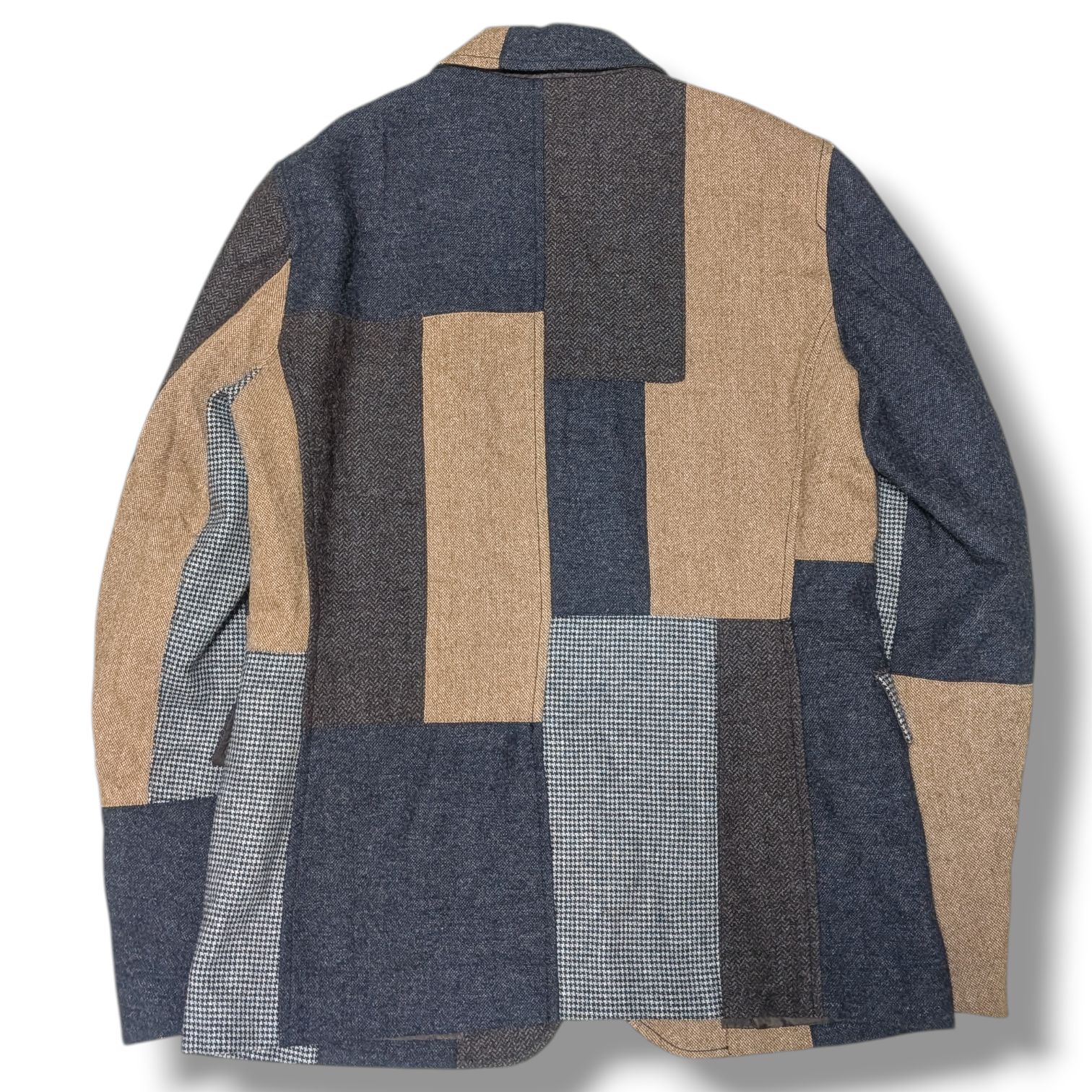 BEAMS ビームス スーツ セットアップ パッチワーク ウール混