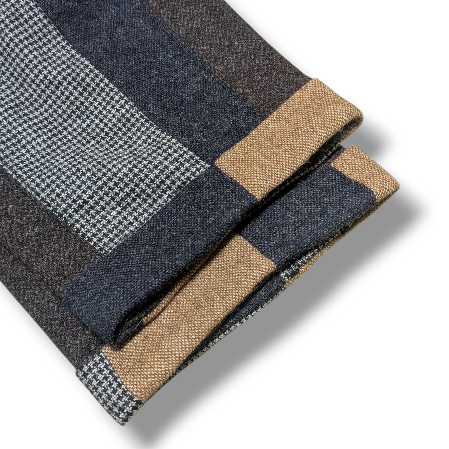 BEAMS ビームス スーツ セットアップ パッチワーク ウール混