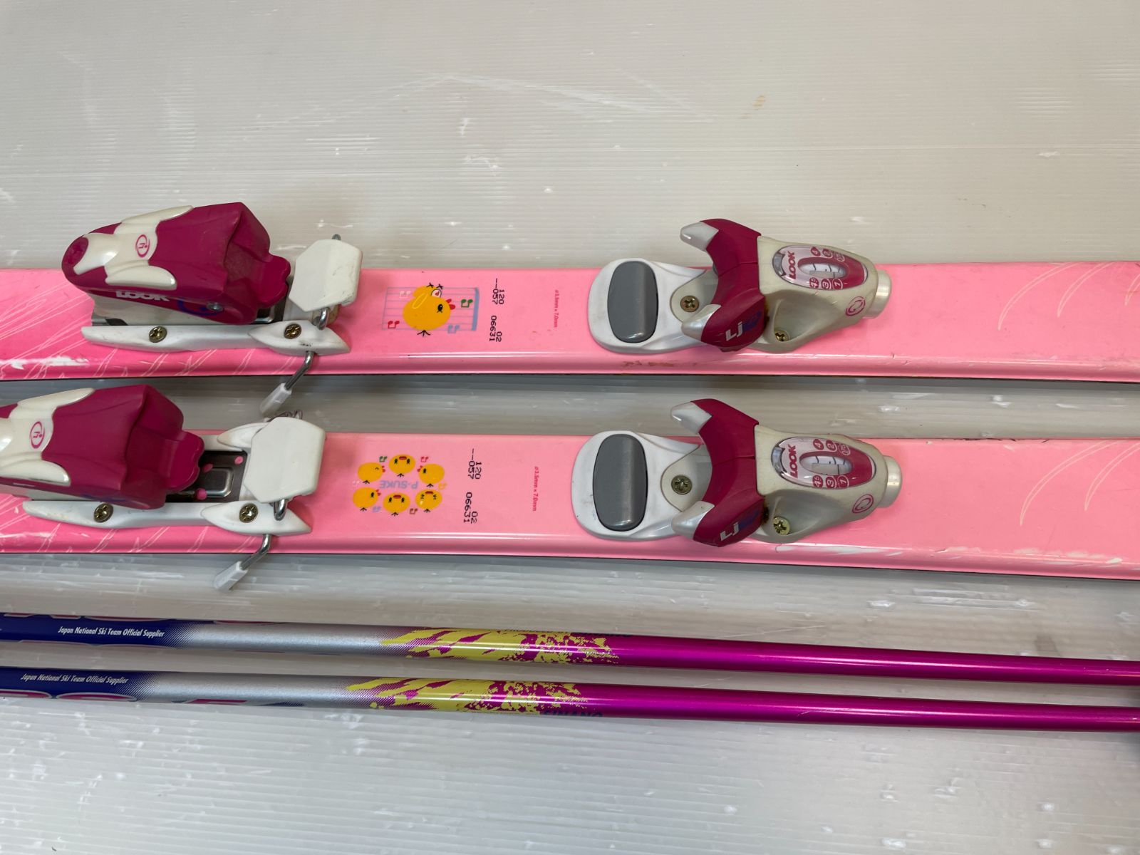 ◇ Jr スキー セット KAZAMA 120 cm ジュニア 子供 向 カービング