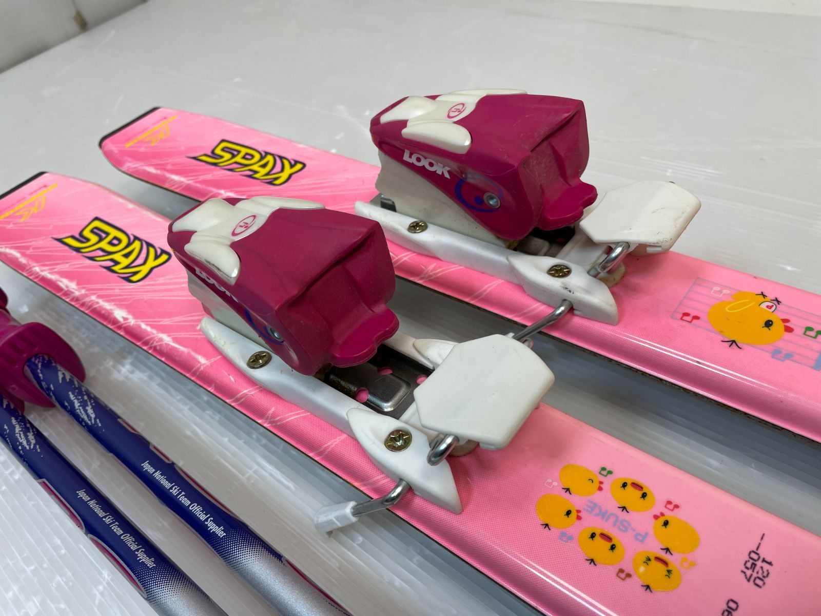 ◇ Jr スキー セット KAZAMA 120 cm ジュニア 子供 向 カービング