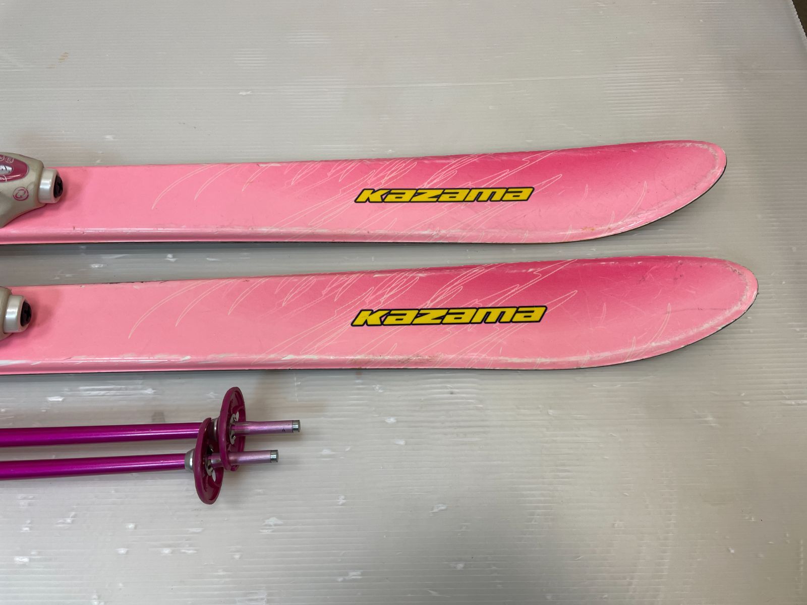ウィンタースポーツ ◇ Jr スキー セット KAZAMA 120 cm ジュニア 子供