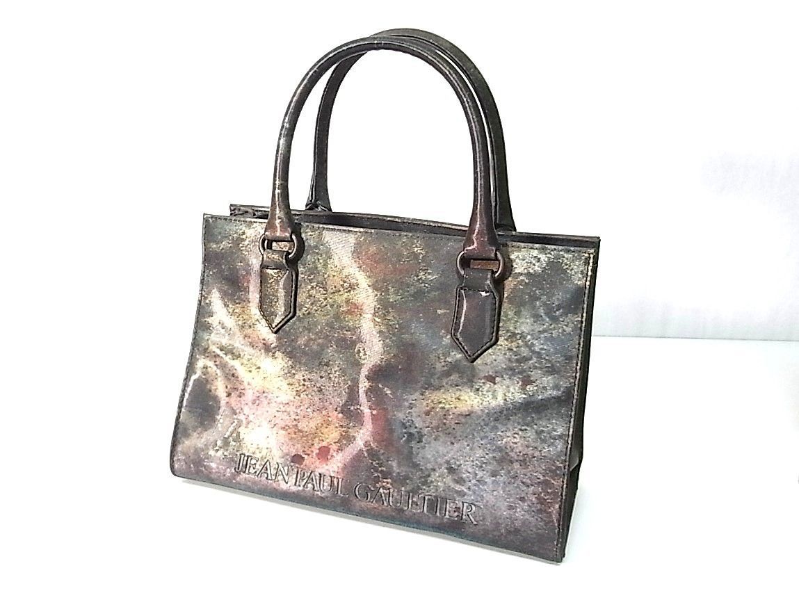 Jean Paul Gaultier ジャンポールゴルチエ Vサイバー ハンドバッグ