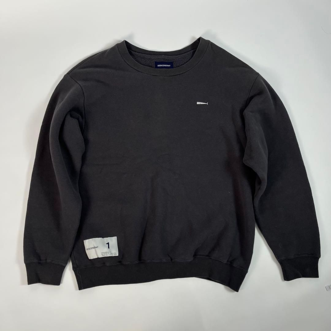 スウェット 裏起毛 グレー 1 Lサイズ相当 刺繍ロゴ