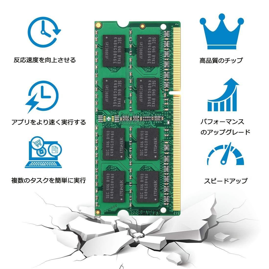 PC3 12800SL_Green-12800SL-8Gx2 Motoeagle ノートPC用メモリDDR3L