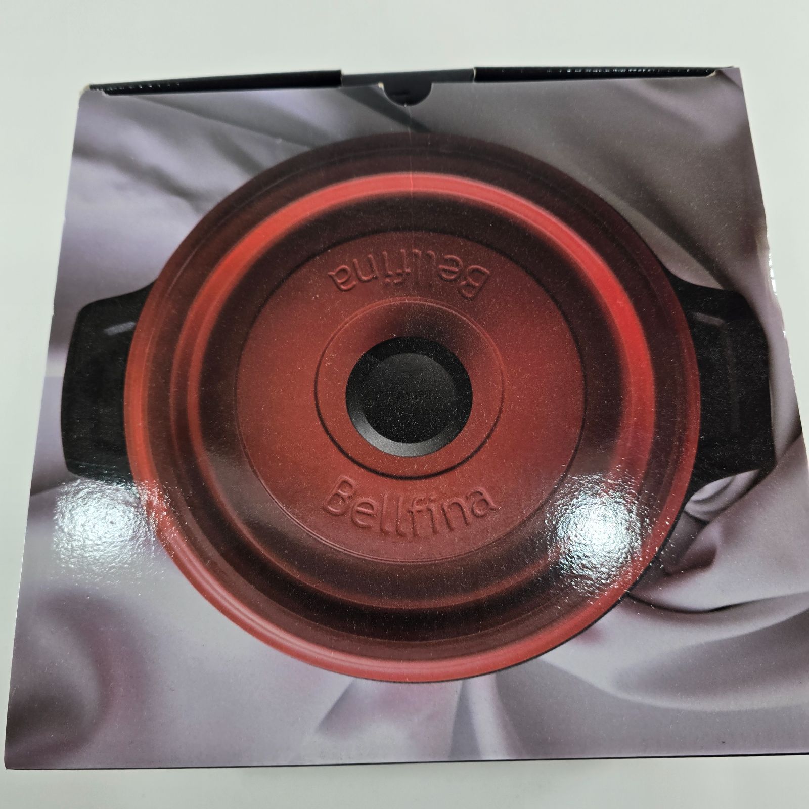 新品未使用Bellfina両手鍋無水鍋料理22cm 赤 キッチン調理器具 Bellfina ベルフィーナ無水鍋