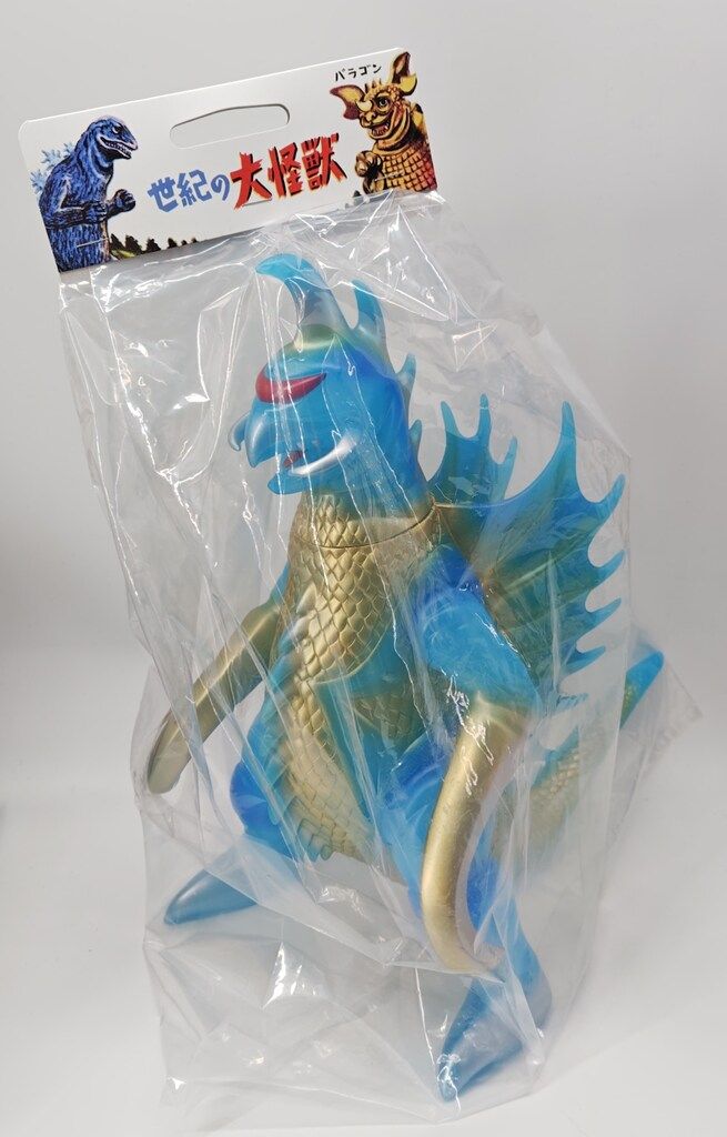 マルサン 世紀の大怪獣 ガイガン 450 ハーフブルークリア成型/金