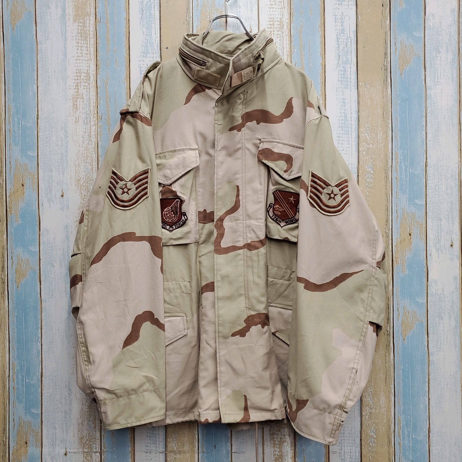 HB166☆米軍☆フィールドジャケット☆デザートカモ☆ミリタリー☆90s 