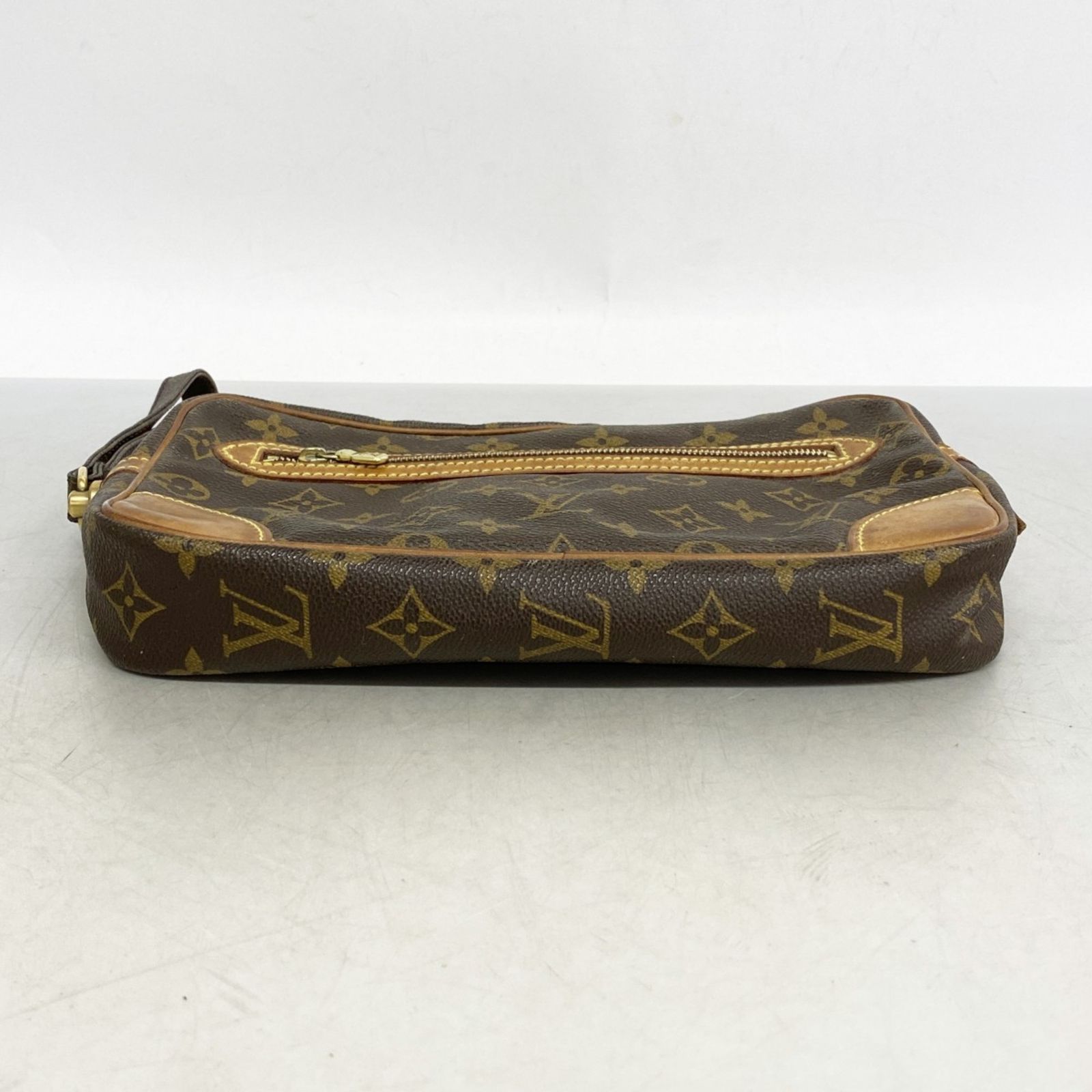 ルイヴィトン　クラッチバッグ　マルリードラゴンヌGM モノグラム　ブラウン ルイヴィトン マルリードラゴンヌ クラッチバッグ モノグラム レザー