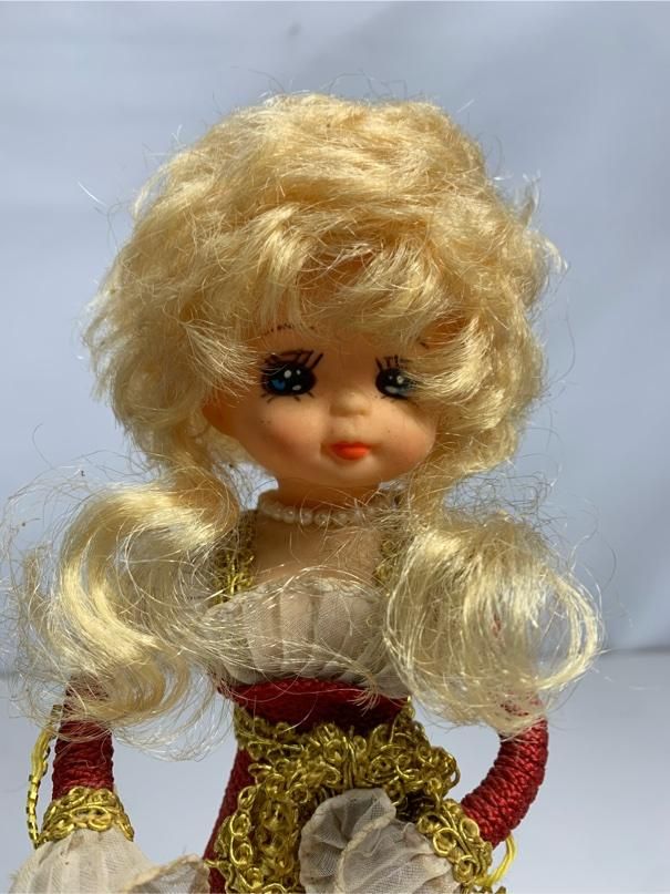 希少 ボトル人形 ポーズ人形 昭和レトロ ヴィンテージ雑貨