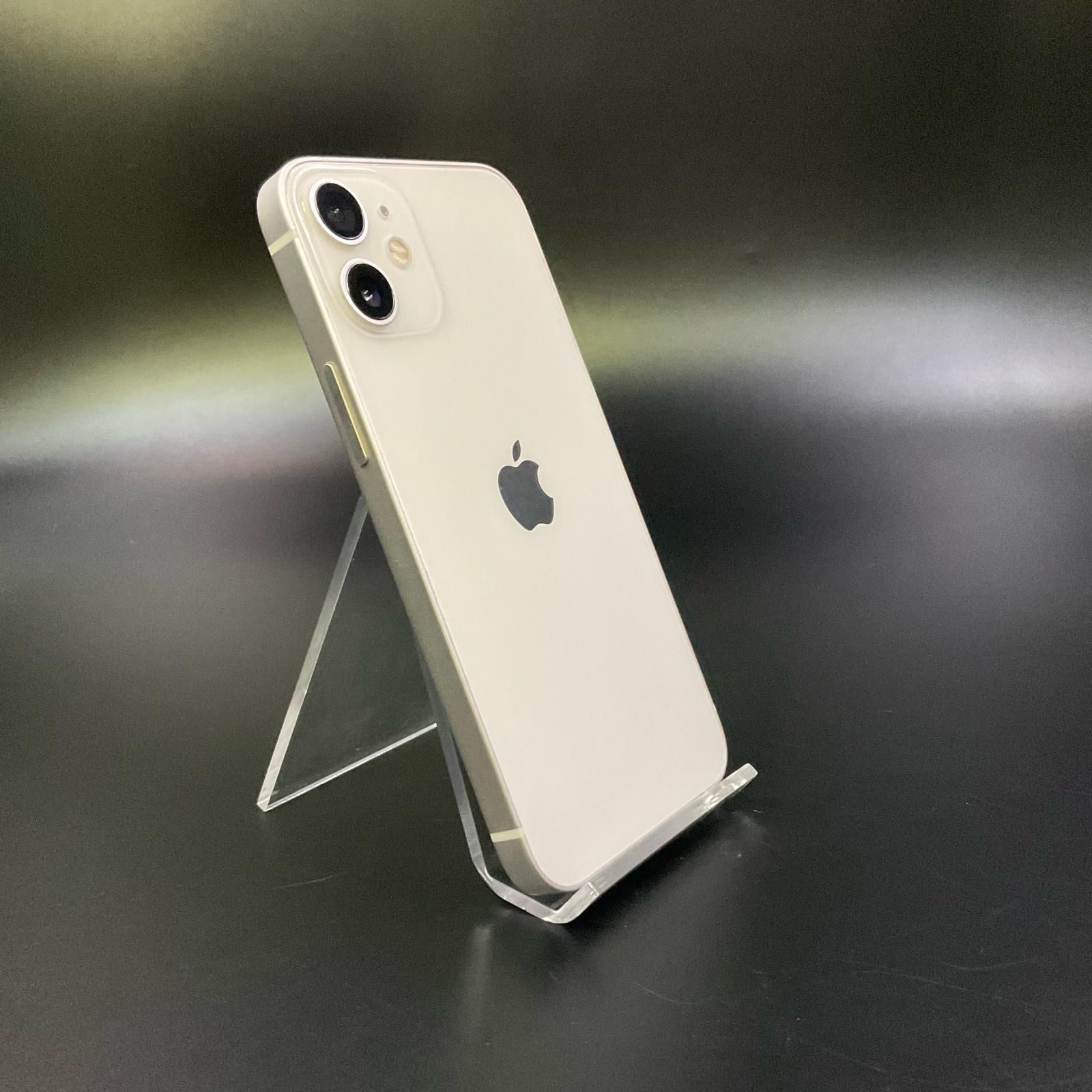 iPhone 12 mini 64GB ホワイト Mineo SIMフリー 白ロム 動作確認済 83