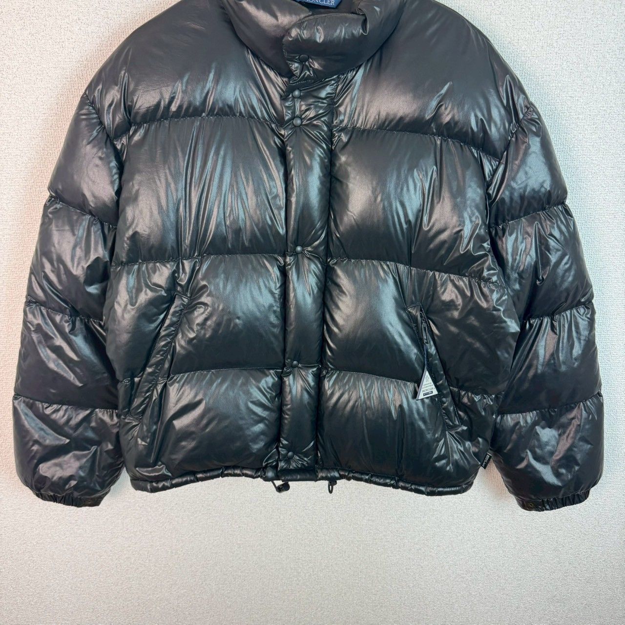 美品 OLD MONCLER モンクレール ダウンジャケット 無地 ブラック 1 