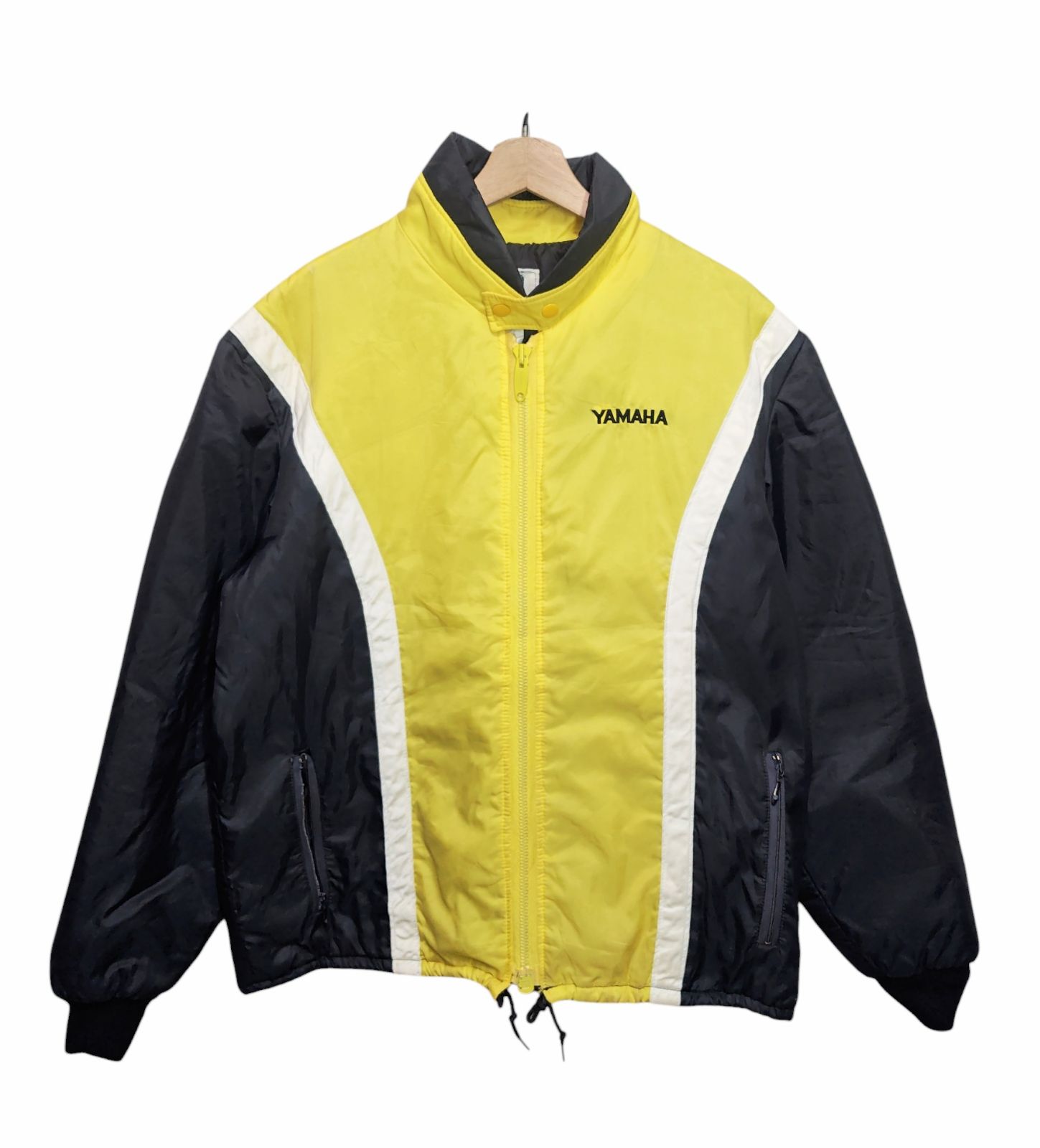 80's Vintage YAMAHA/チームヤマハ ナイロンジャケット 訳あり）80s CANADA製 YAMAHA ヤマハ 中綿ナイロンジャケット - メルカリ