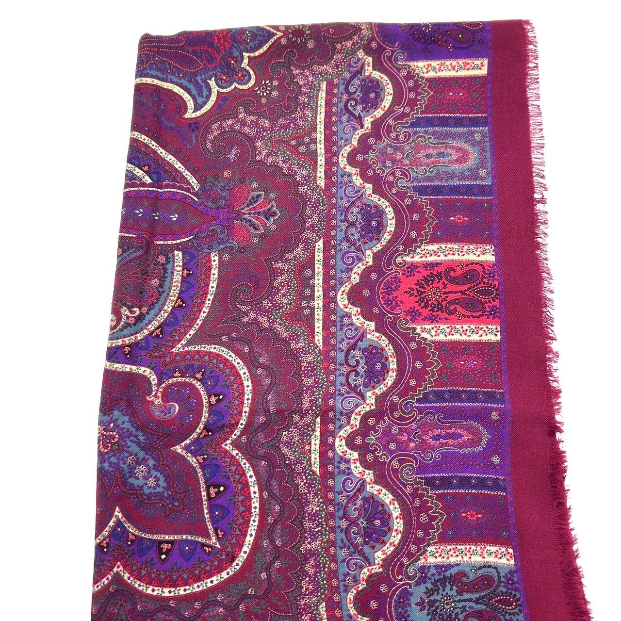 Christian Dior クリスチャンディオール 大判ストール ウール×シルク