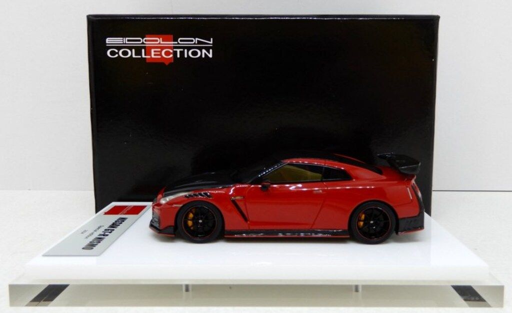 Make Up 1 43 EIDOLON NISSAN GT R NISMO Special edition 2025 Vibrant Red EM 709 E