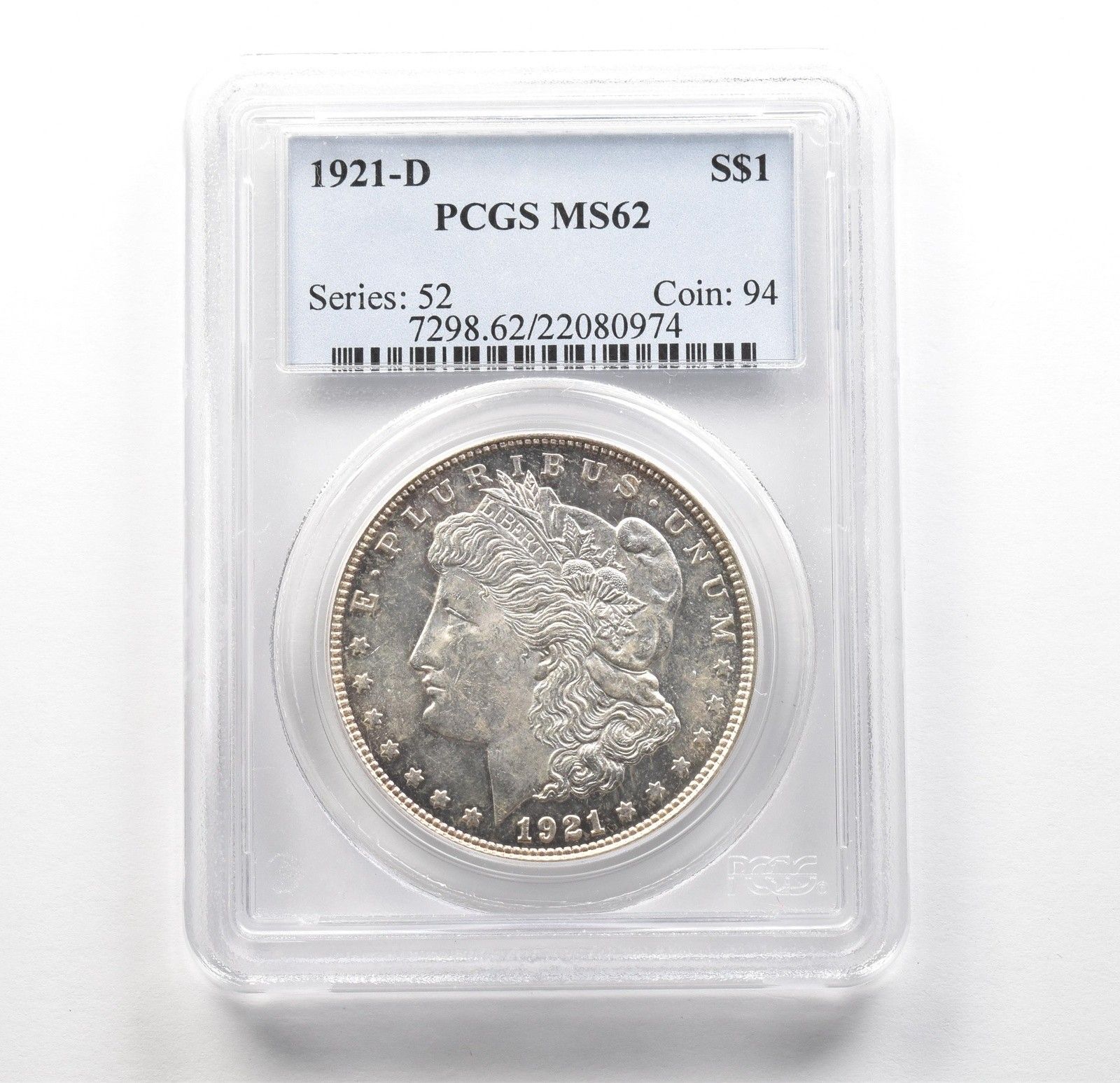 1921-D モルガン銀貨 MS62 PCGS *6274 - メルカリ