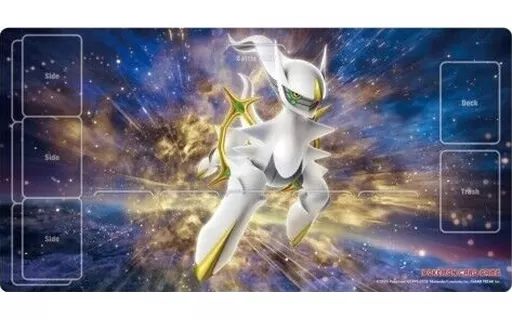 [Used] Supply Pokemon Card Game Rubber Play Mat Arceus Pokemon Center Limited