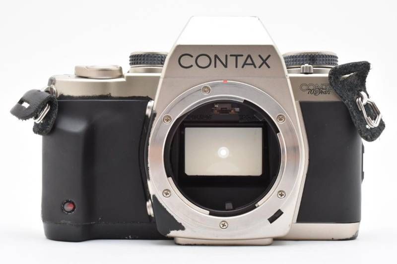 おまけ付、CONTAX Aria 70Years 未使用　コンタックス アリア 現状品】CONTAX コンタックス Aria 70years 記念モデル ボディ