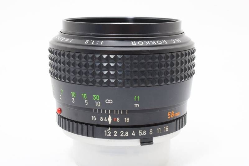 レンズ(単焦点) Minolta MC Rokkor 58mm 1.2 MINOLTA ミノルタ MC ROKKOR 1：1.2 58㎜ カメラレンズ 一眼レフレンズ
