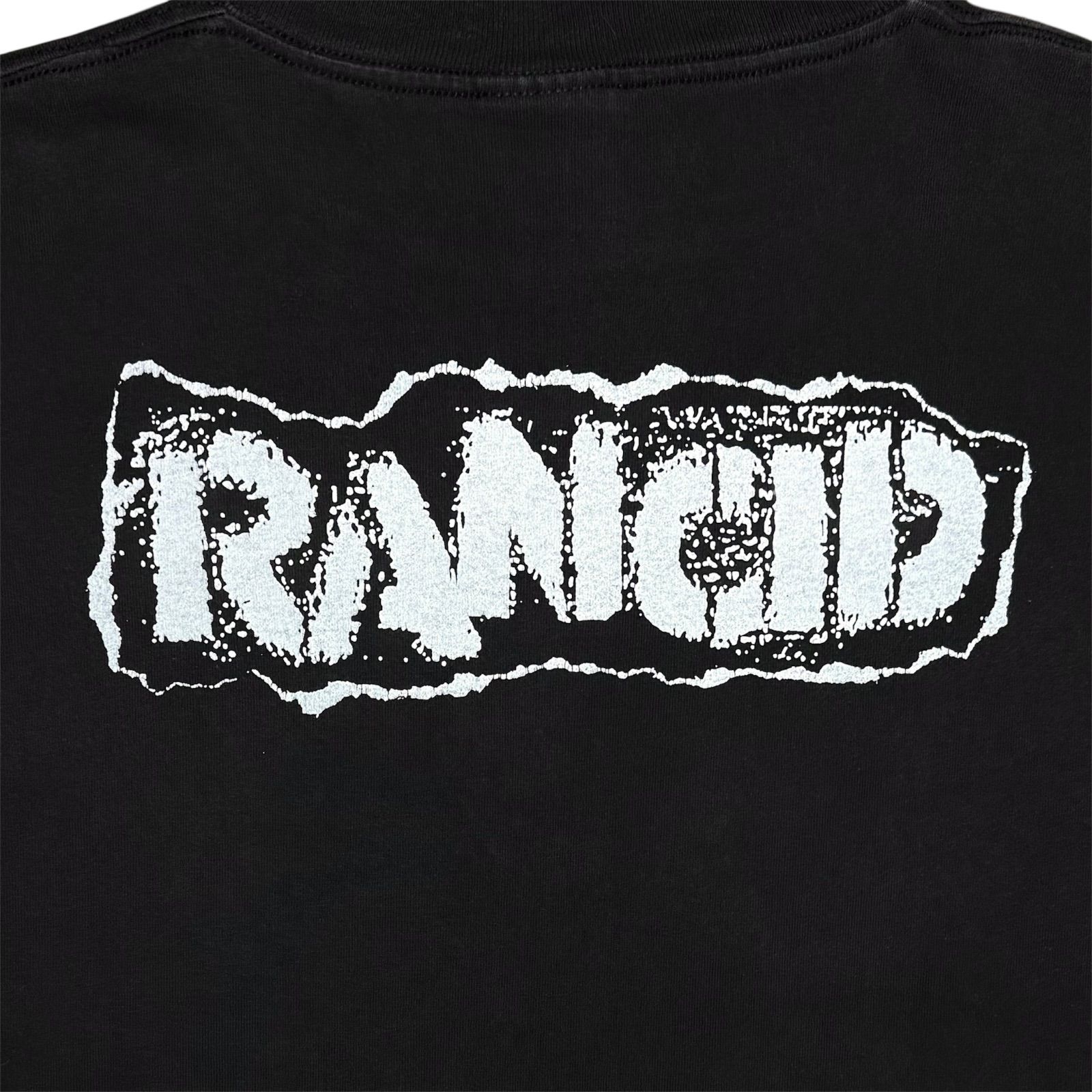 古着 90s RANCID ランシド GIVE EM THE BOOT Tシャツ ブラック L GIANT