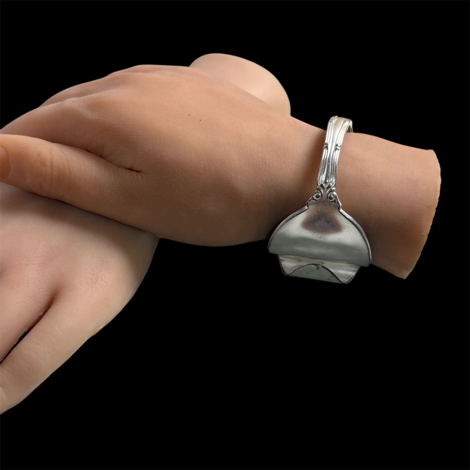 スプーンバングル ブレスレット 腕輪 カフ リメイクアクセサリー 