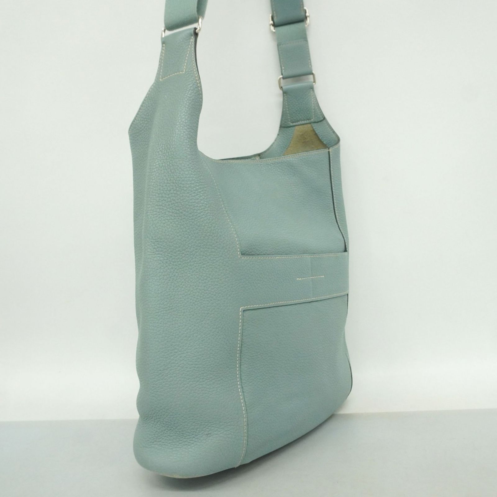 ❤お得なお品❤グッドニュースPM ブルージーン シルバー金具 エルメス □L刻印 ❤お得なお品❤グッドニュースPM ブルージーン シルバー金具 エルメス □L