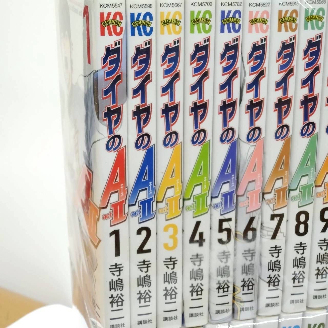 ダイヤのA actⅡ 全巻セット 卒業証書付き全47 +全34巻 完結 講談社