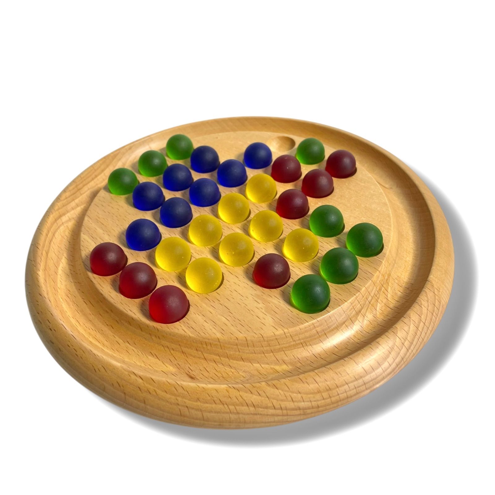飛鳥工房 ソリティア 木製玩具 日本製 知育玩具 ビー玉 パズル
