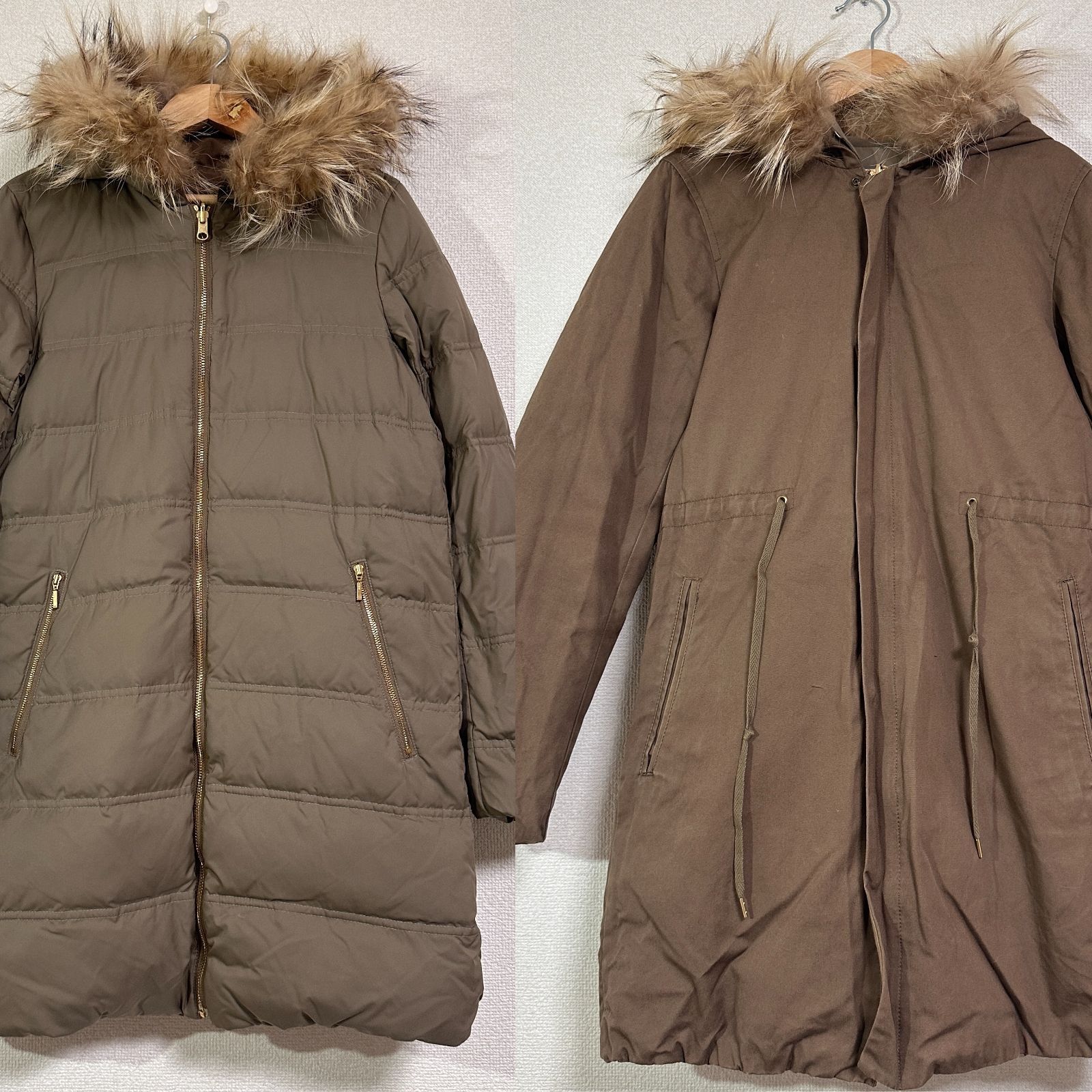 DEUXIÈME CLASSE ファー付きモッズコート XS DEUXIÈME CLASSE ファー付きモッズコート XS