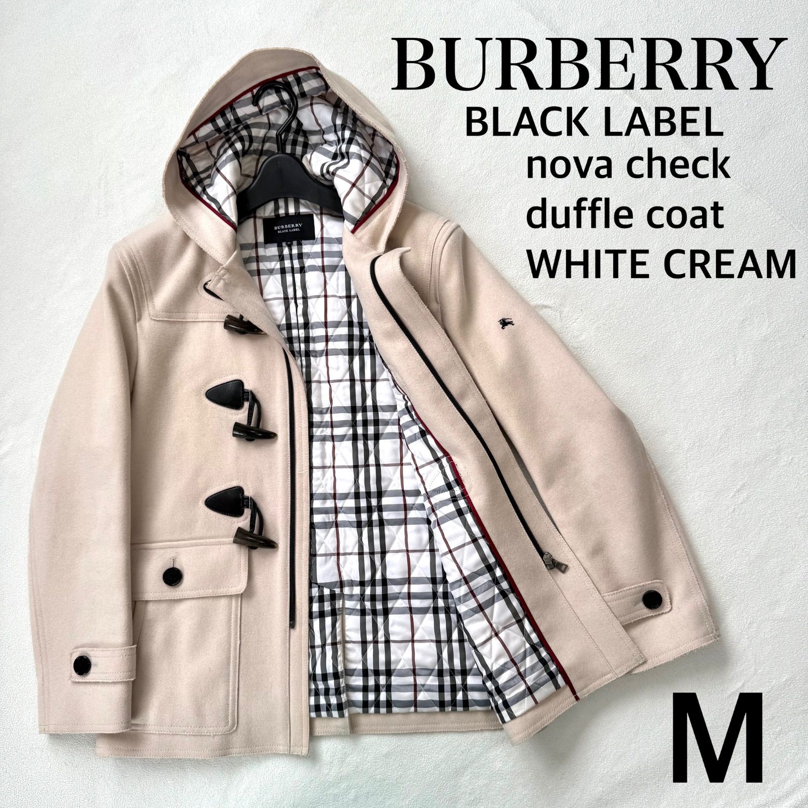 美品・サイズM✨バーバリー ブラックレーベル ノヴァチェック ウール