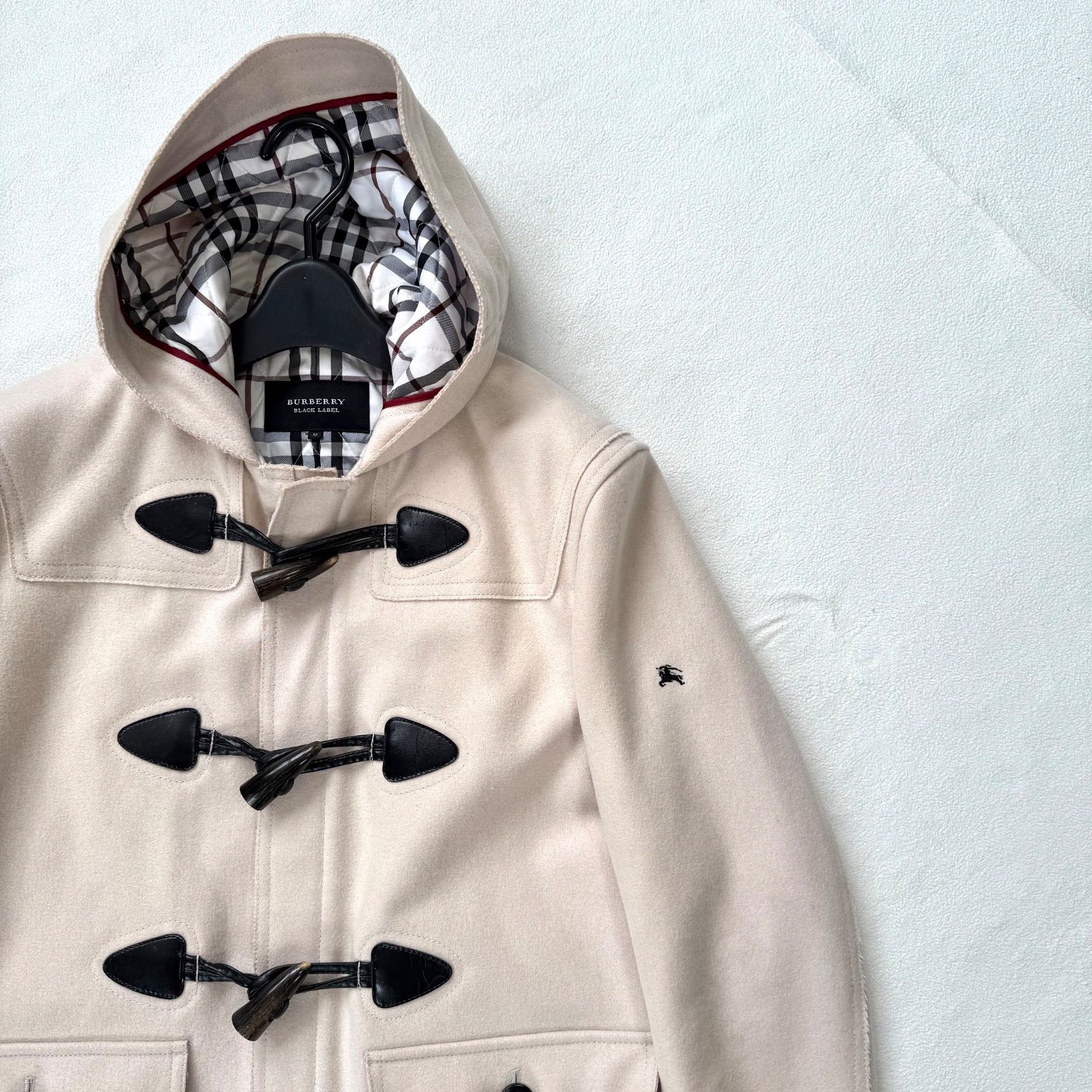 美品・サイズM✨バーバリー ブラックレーベル ノヴァチェック ウール