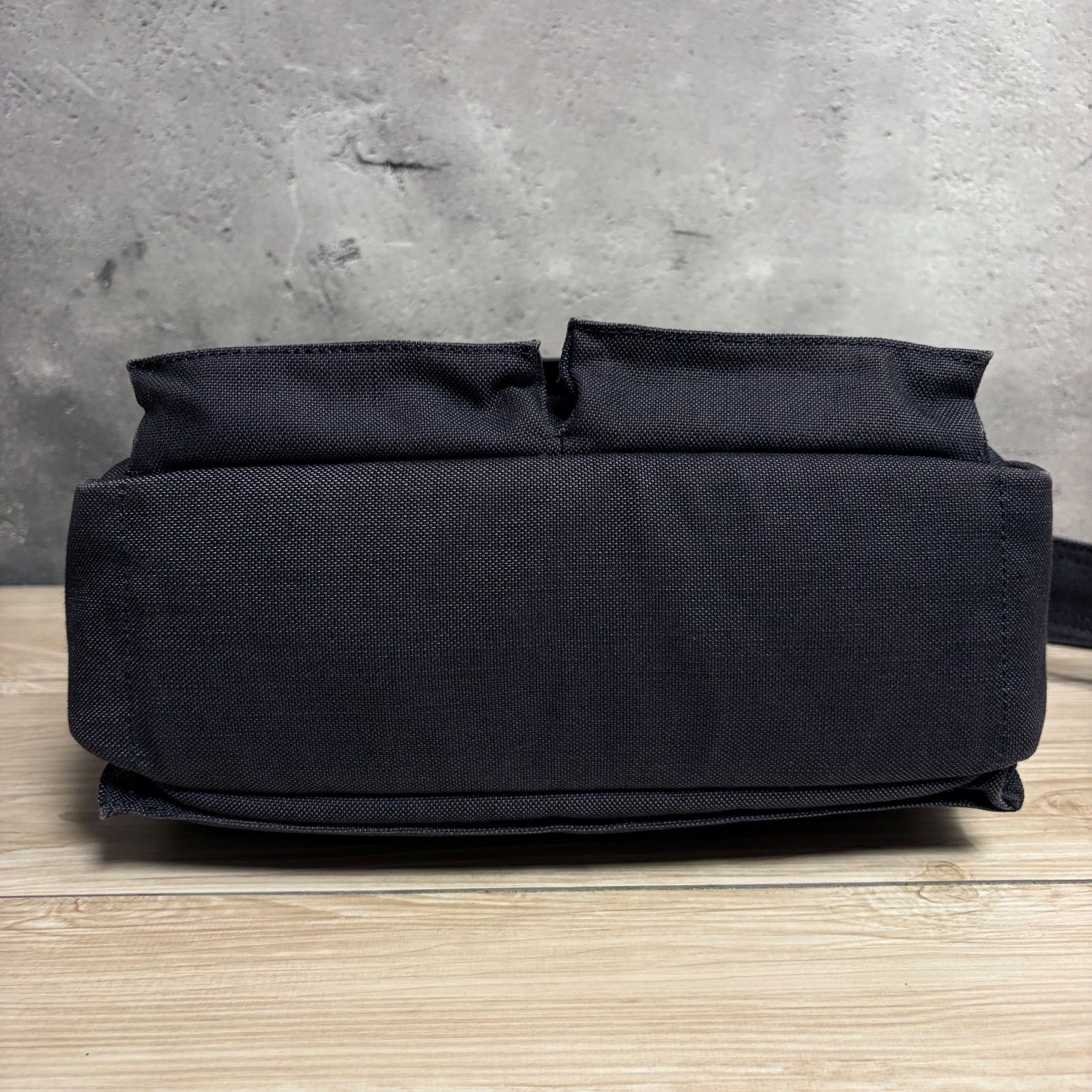 PORTER ポーター スモーキー ネイビー デニム調 ショルダーバッグ 