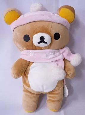 中古】ぬいぐるみ リラックマ ピンクスノウウィンターぬいぐるみ