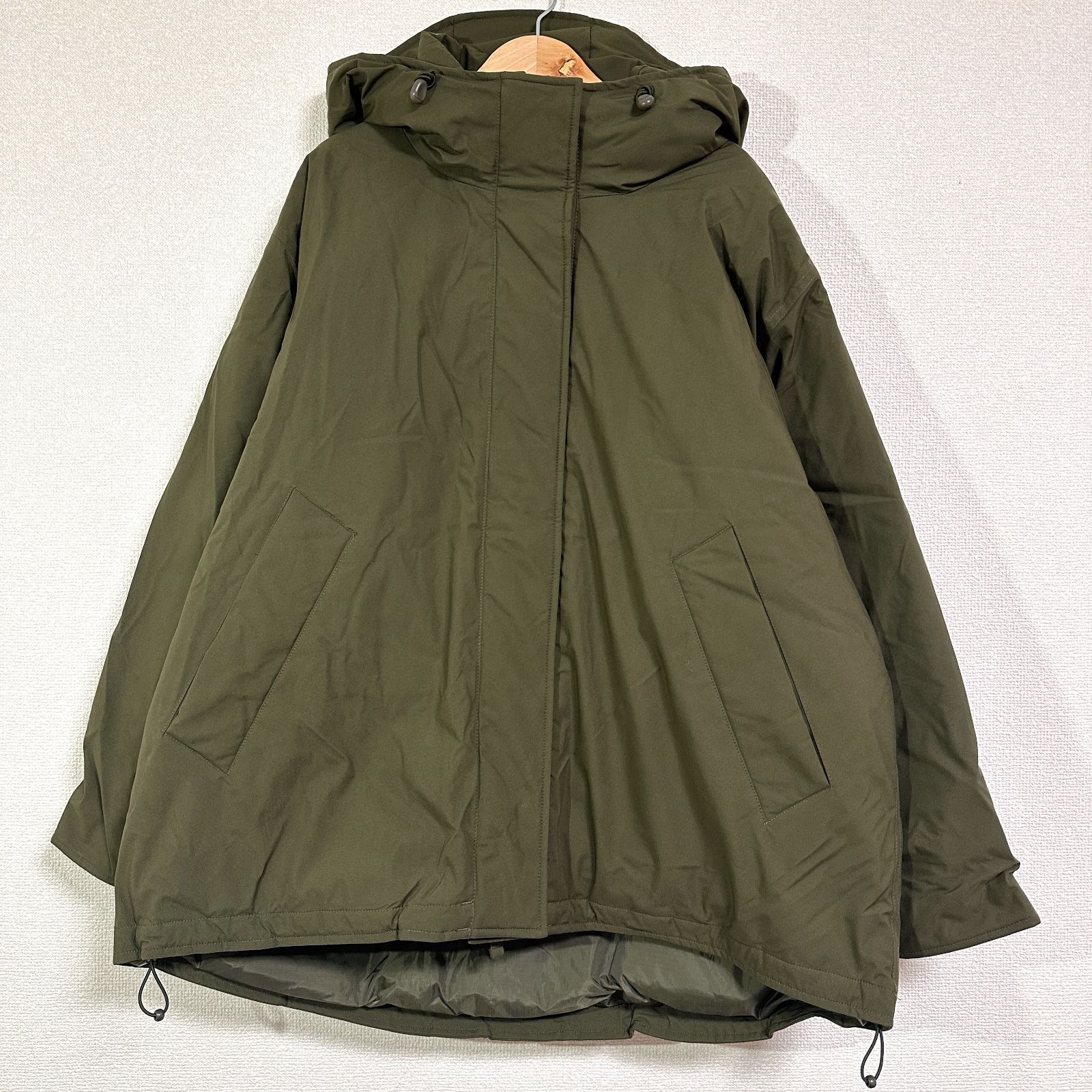 Spick&Span スピック&スパン 24AW 撥水フーデッドダウンハーフコート 