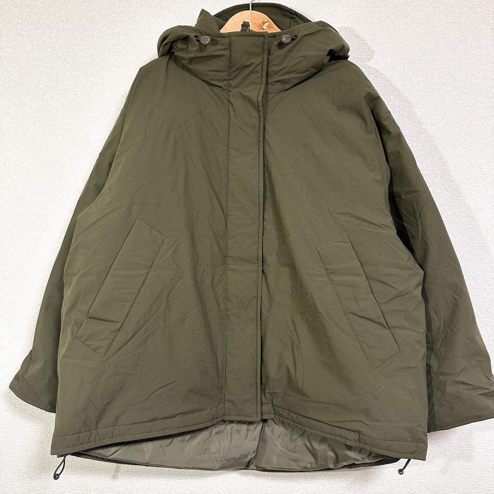 Spick&Span スピック&スパン 24AW 撥水フーデッドダウンハーフコート 