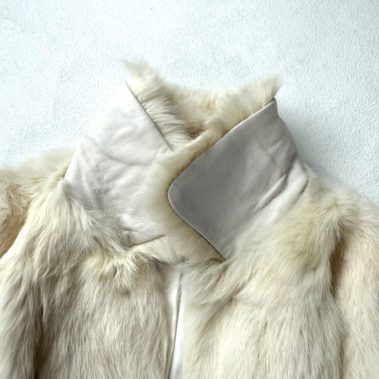 極美品・サイズ2✨セオリー ラビットファー 毛皮コート ロング コート