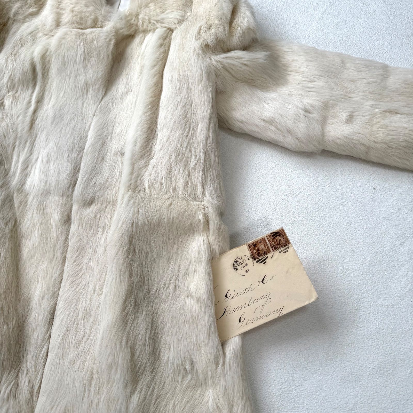 極美品・サイズ2✨セオリー ラビットファー 毛皮コート ロング コート