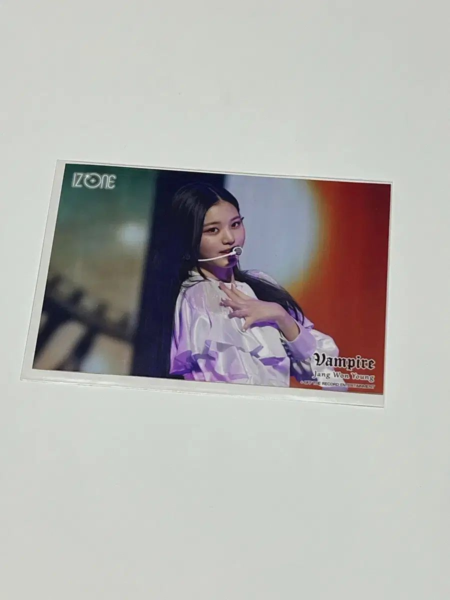 IZ*ONE 生写真16枚セット ウォニョン IZ*ONE(アイズワン) チャンウォニョン Vampire 日本 アルバム 写真