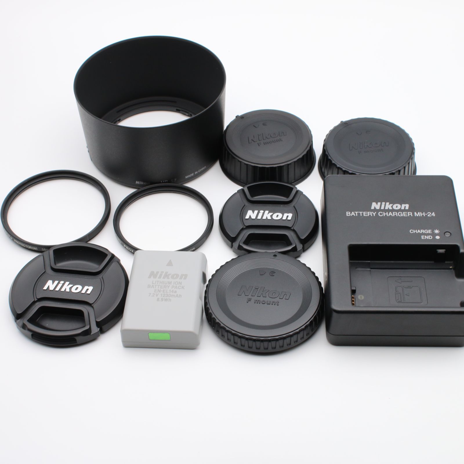 極上品】 Nikon D5500 ダブルズームキット 18-55mm 55-200mm 2416万