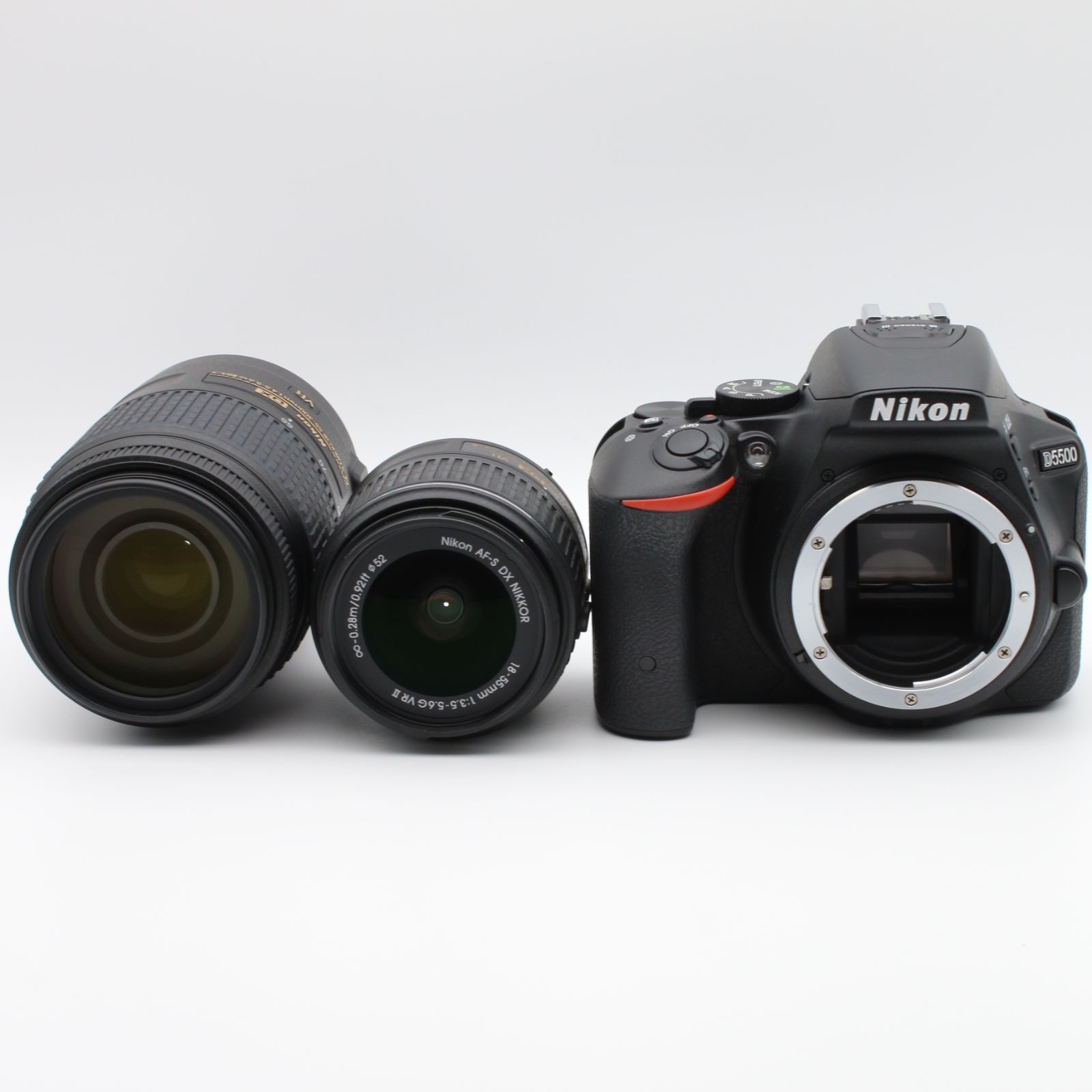 極上品】 Nikon D5500 ダブルズームキット 18-55mm 55-200mm 2416万